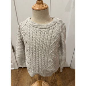 Jamie Kay Sweater 5Y Sweater Beige Cable Knit